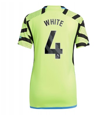 Arsenal Benjamin White #4 Koszulka Wyjazdowych Kobiety 2023-24 Krótki Rękaw